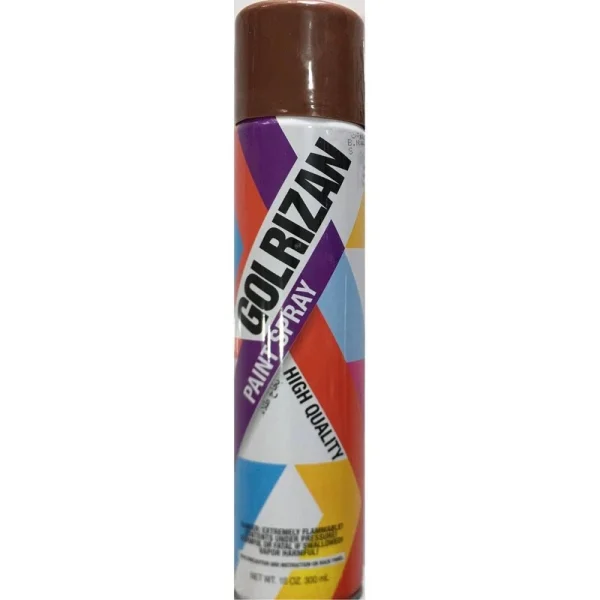 اسپری رنگ قهوه ای سیر گلریزان