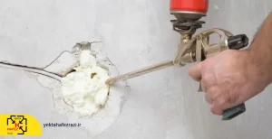 خرید اسپری فوم ثنا برای عایق‌کاری