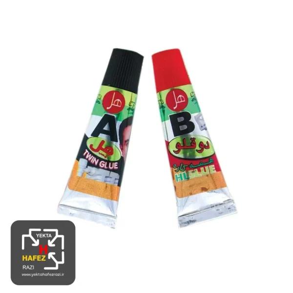چسب دوقلو فولاد اکونومی تیوپی وزن 7 گرم هل