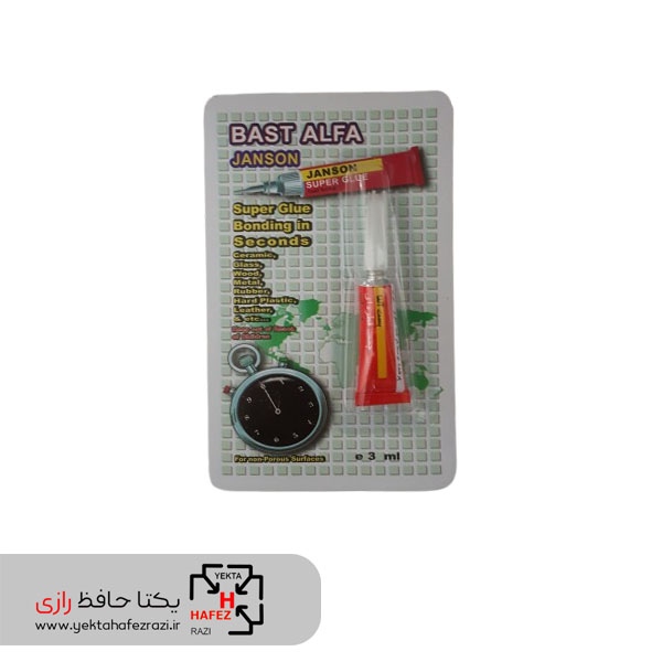 چسب قطره ای جانسون مدل آلفا وزن 3 گرم
