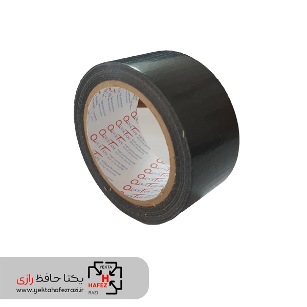 نوار چسب برزنتی مشکی کوئیک تاپ 25 یارد 48 میلی متر
