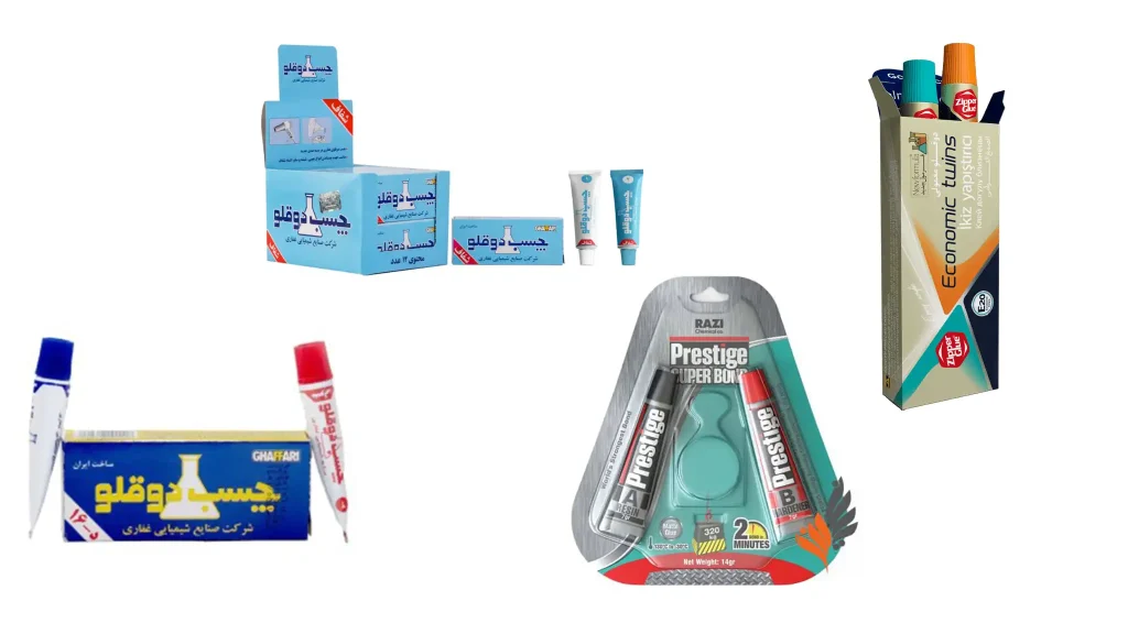 کاربردهای چسب دوقلو