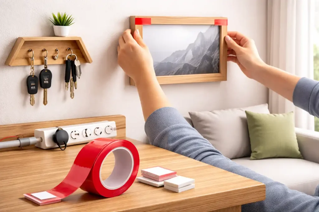 کاربردهای چسب دوطرفه