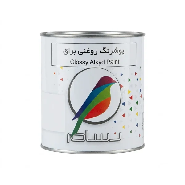 رنگ روغنی سفید براق کوارت رسام