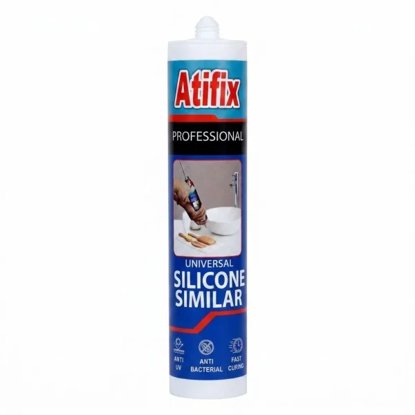چسب سیلیکون شفاف 280 گرمی Atfix